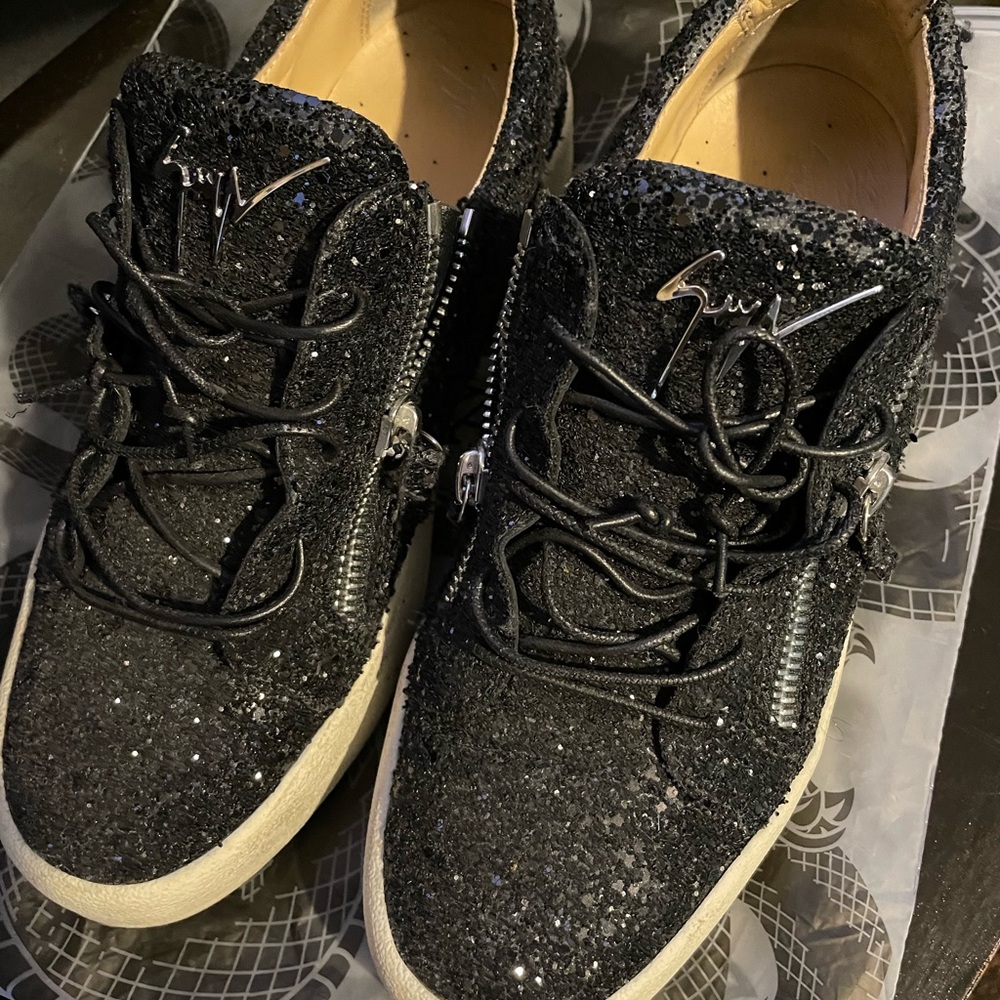Giuseppe Zanotti glitter low top sneakers
